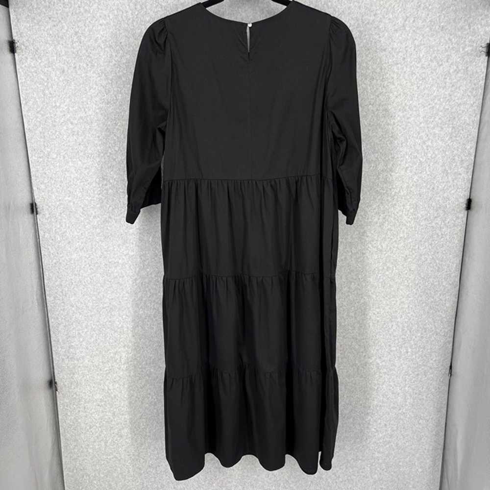 Saint and Sofia Tiered Midi Maxi Dress Size 14 Bl… - image 4