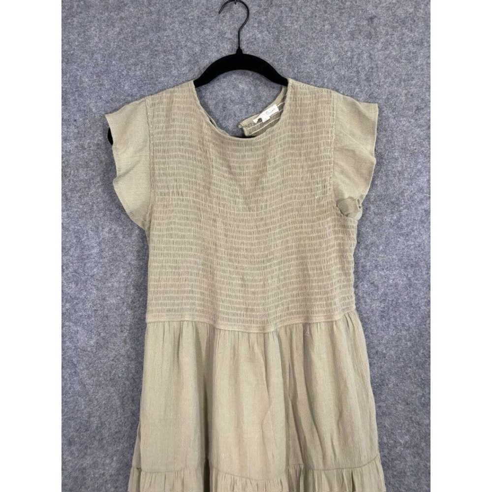 Anthropologie By the River Dress Women Large Gree… - image 3