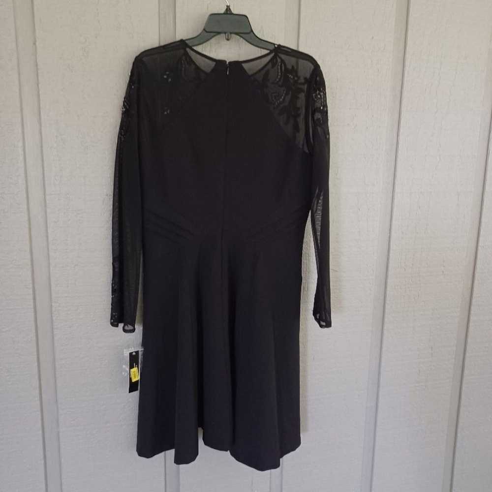 Tahari ASL Dress Color Black Plus Size 16 Women M… - image 5