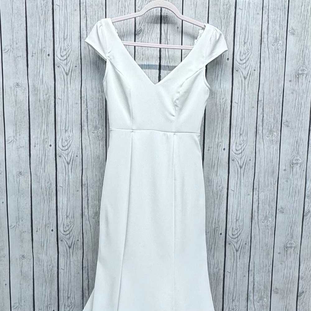 Lulus The One You Love White Cap Sleeve Mermaid M… - image 2