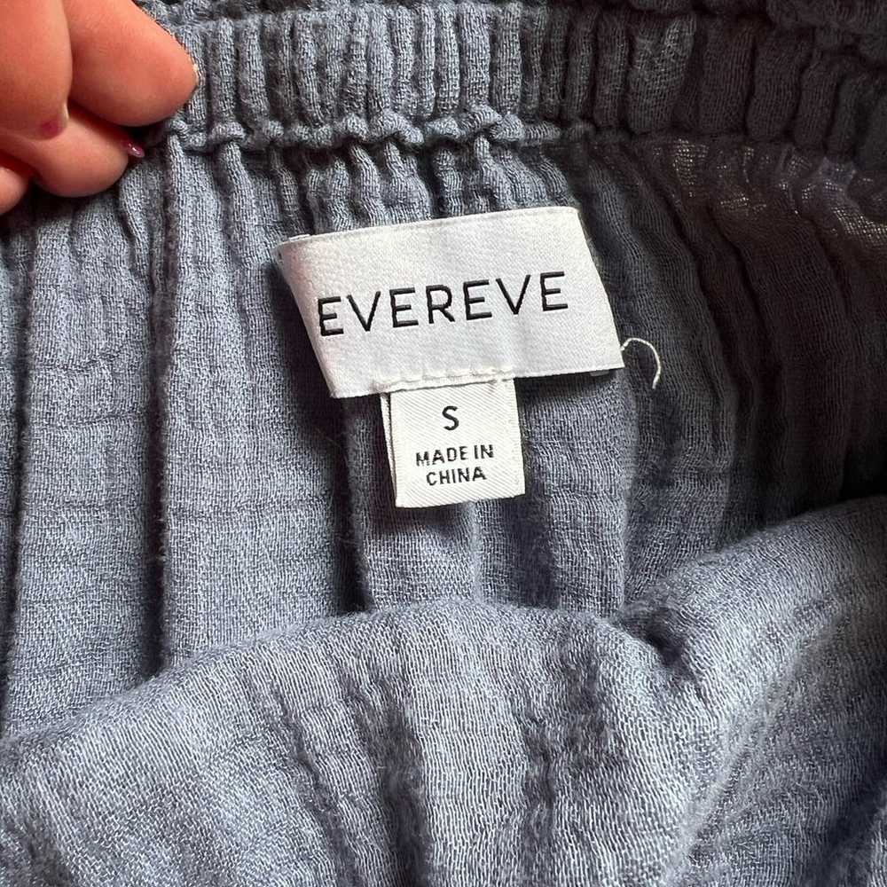 Evereve Blue Strapless Jumpsuit - image 5