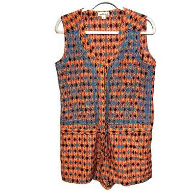 Cousin Earl Boutique Embroidered Sleeveless Romper