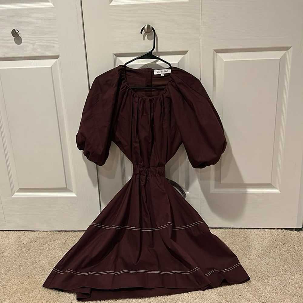 Puff Sleeve Mini Dress - image 4