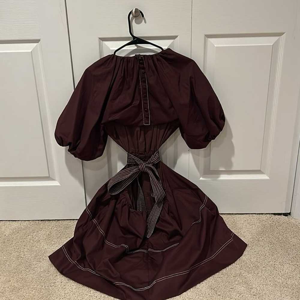 Puff Sleeve Mini Dress - image 6