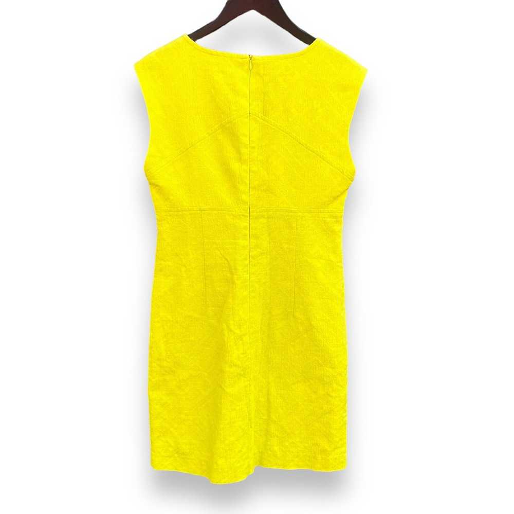 Trina Turk Linen Sheath Dress Size 4 - image 2