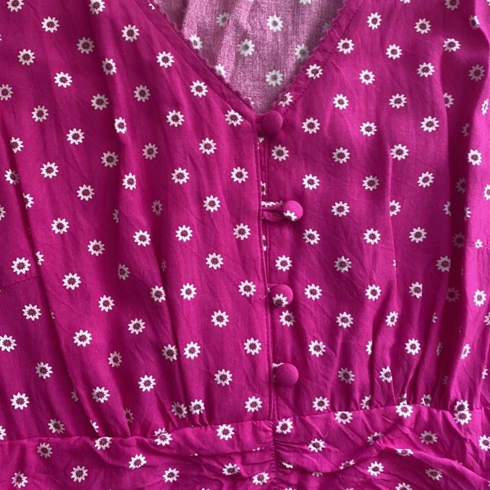Matilda Jane Some Moxie Pink Dress Size Small - image 6