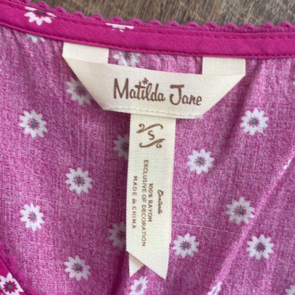 Matilda Jane Some Moxie Pink Dress Size Small - image 7