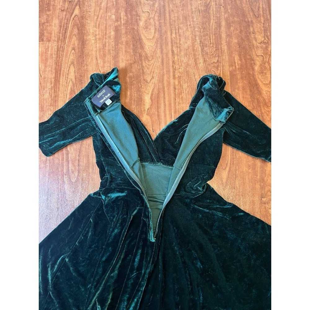 Modcloth X Collectif Trixie Velvet Doll Dress Wom… - image 8
