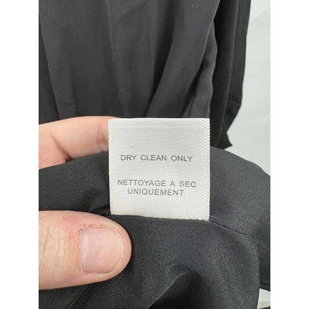 Equipment Femme Black 100% Silk 3/4 Sleeve Modern… - image 7