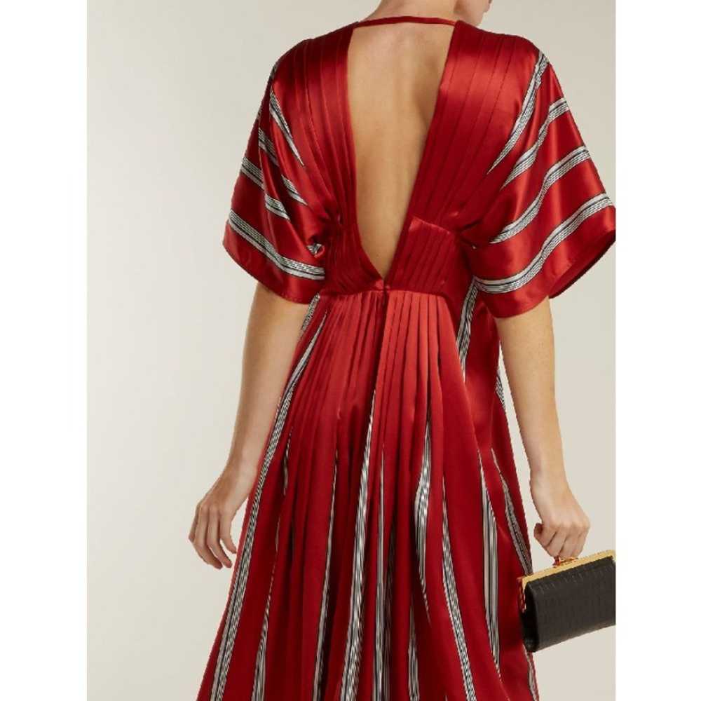 Roksanda ROKSANDA Mihara Pleated Striped Silk-sat… - image 5