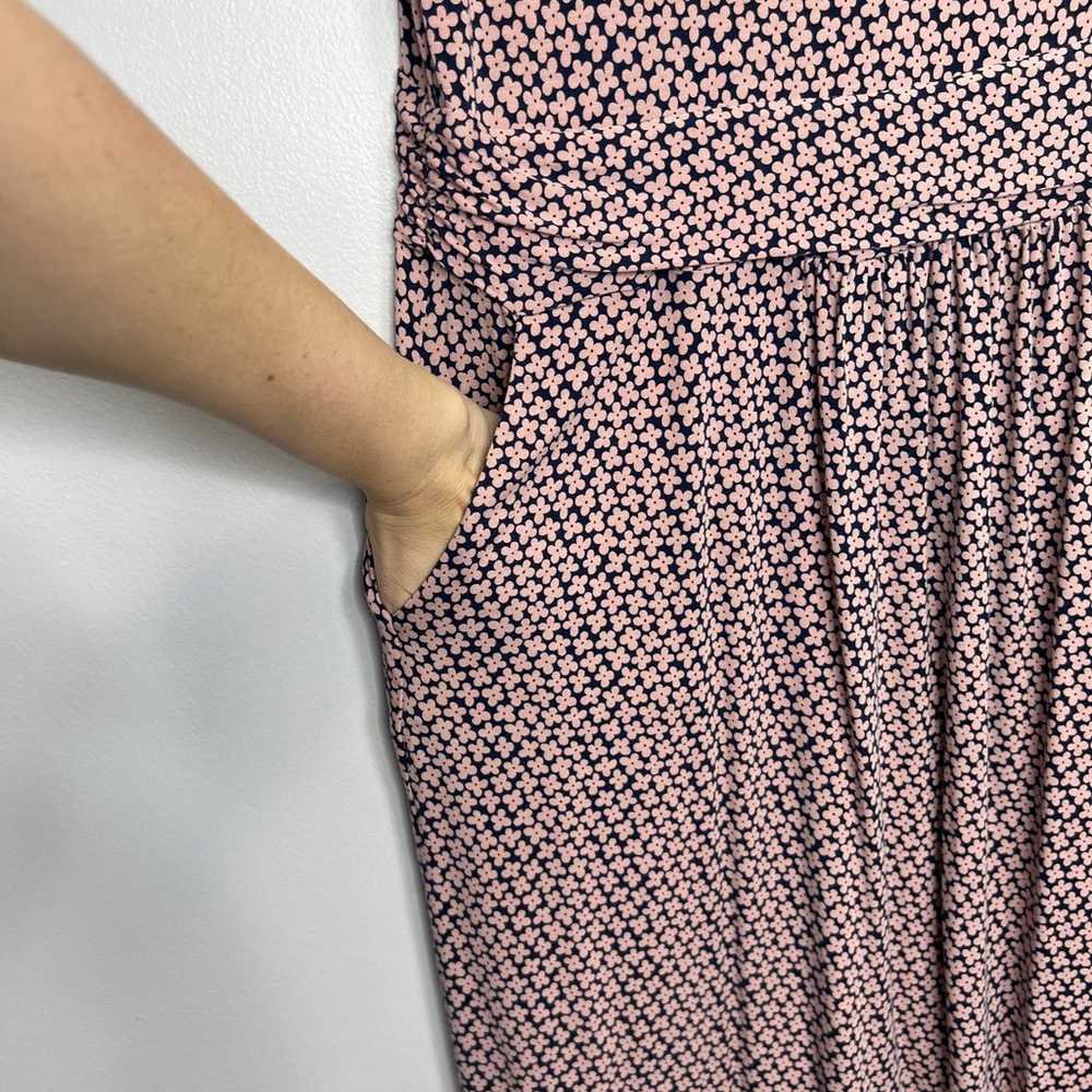 Boden Amelie Print Jersey Dress Size 14L Floral C… - image 8