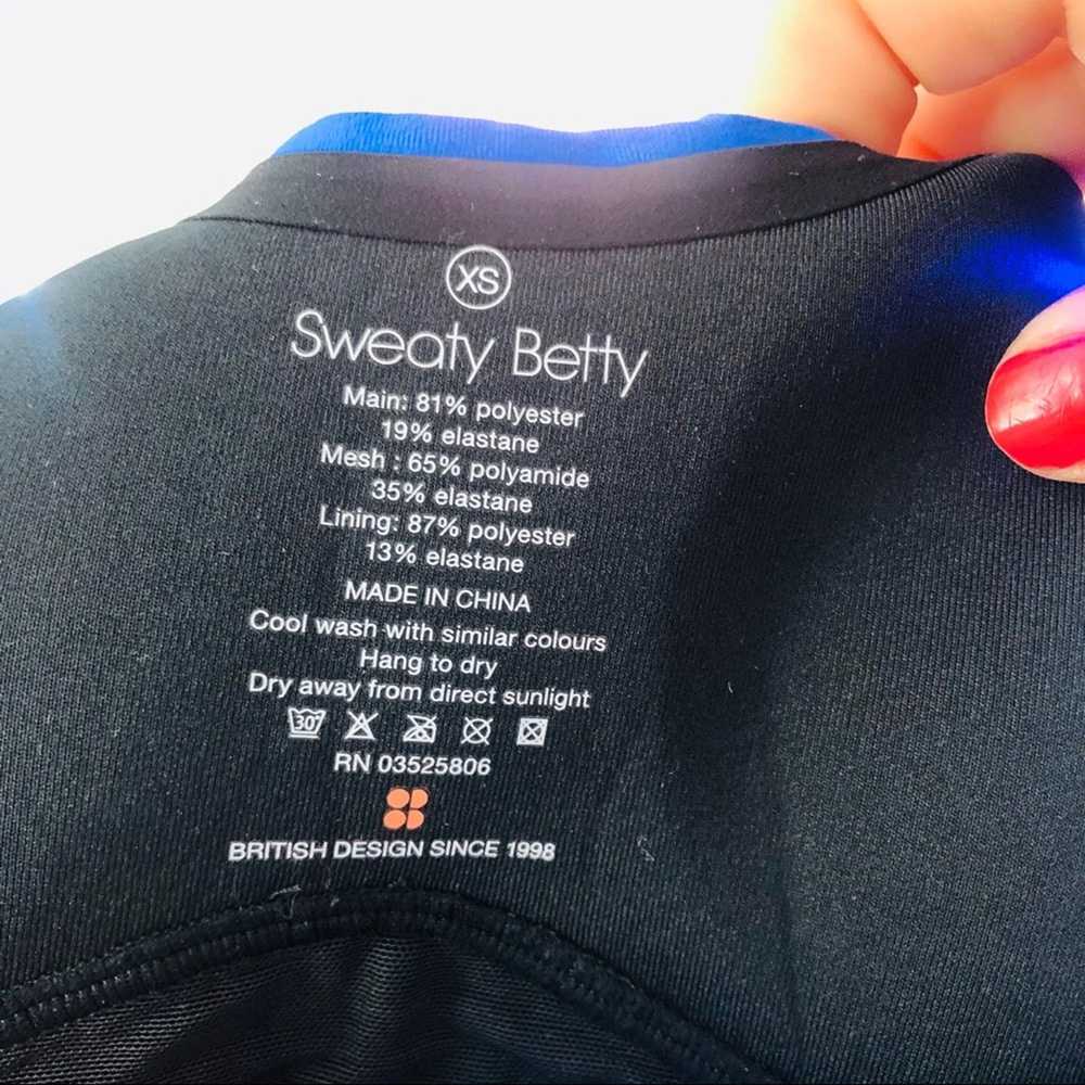 Sweaty Betty SWEATY BETTY Blue Strappy Open Back … - image 4