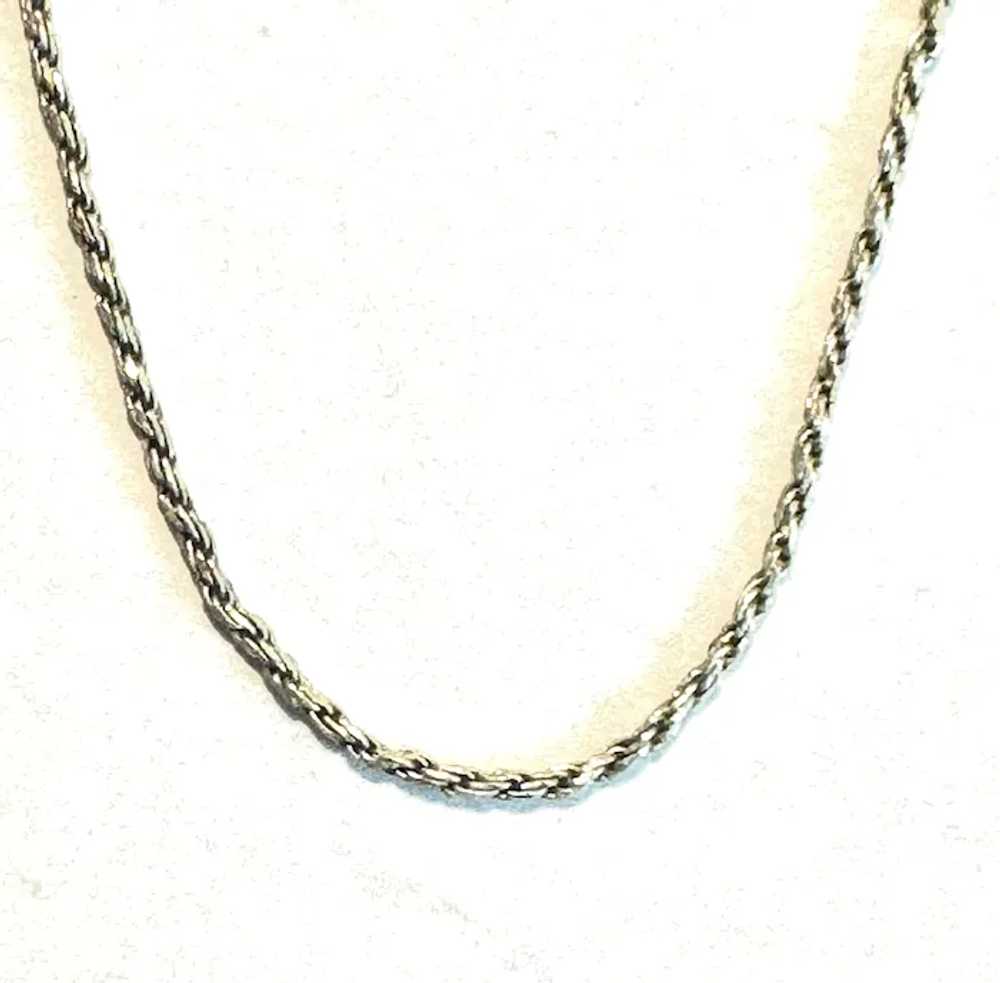 20.5” Diamond Cut Rope Chain Sterling Silver - image 3