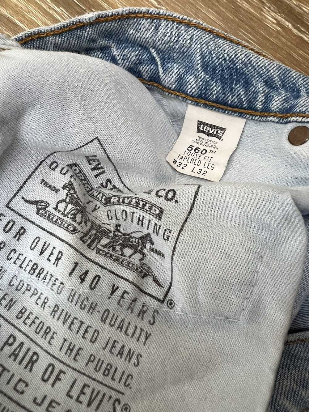 Levi's × Vintage Vintage levis 560 jeans - image 3