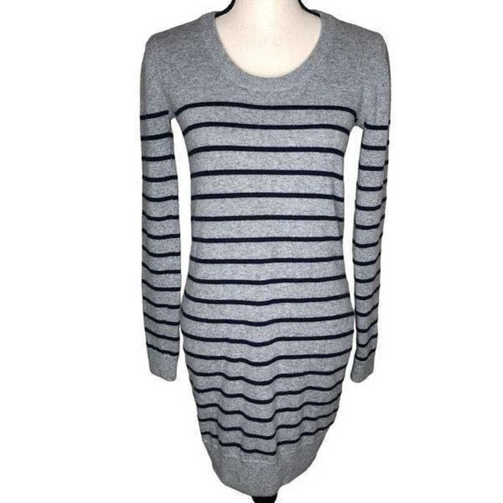 Rag & Bone Gray and Black Striped Wool/Cashmere B… - image 1