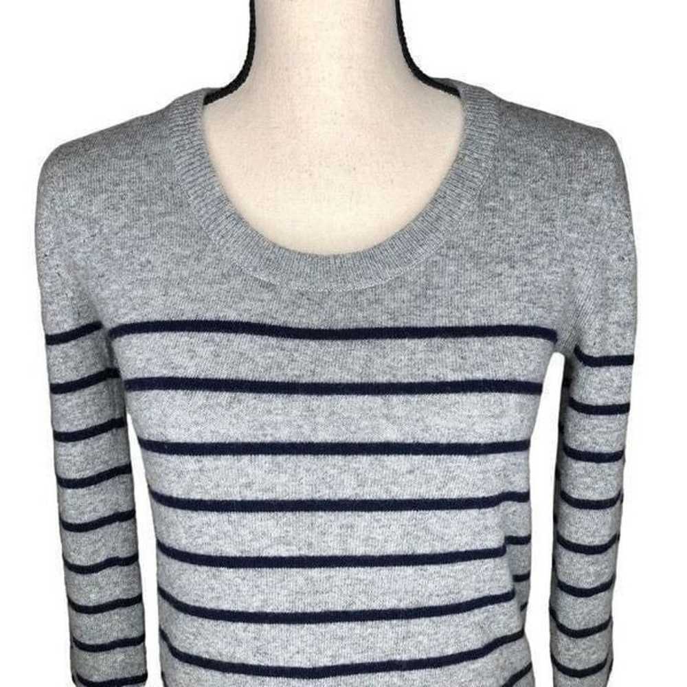 Rag & Bone Gray and Black Striped Wool/Cashmere B… - image 2