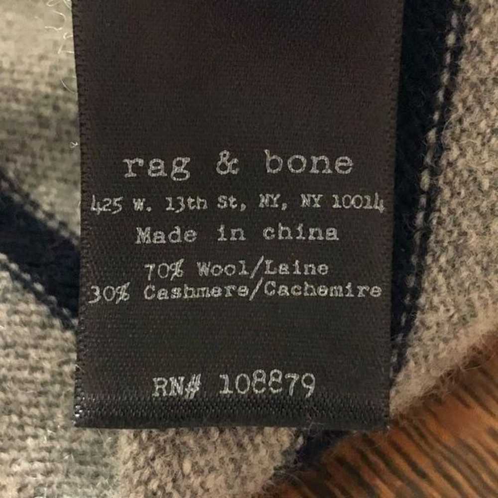 Rag & Bone Gray and Black Striped Wool/Cashmere B… - image 7