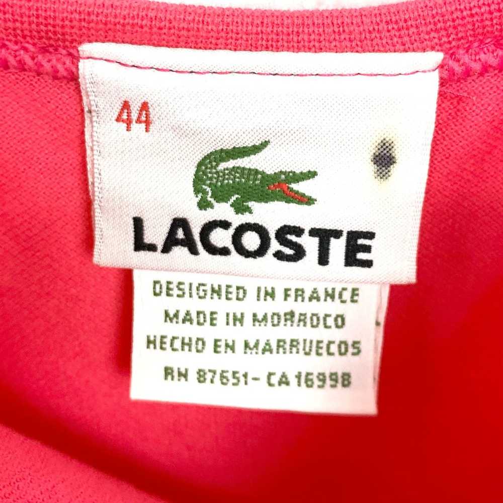 Lacoste Womens Spaghetti Strap Tank Dress Pink Mi… - image 3