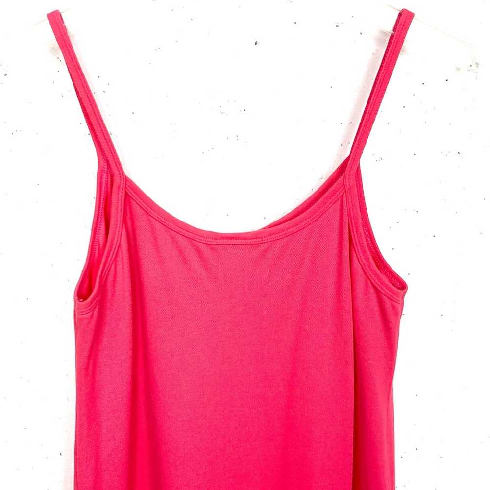 Lacoste Womens Spaghetti Strap Tank Dress Pink Mi… - image 9