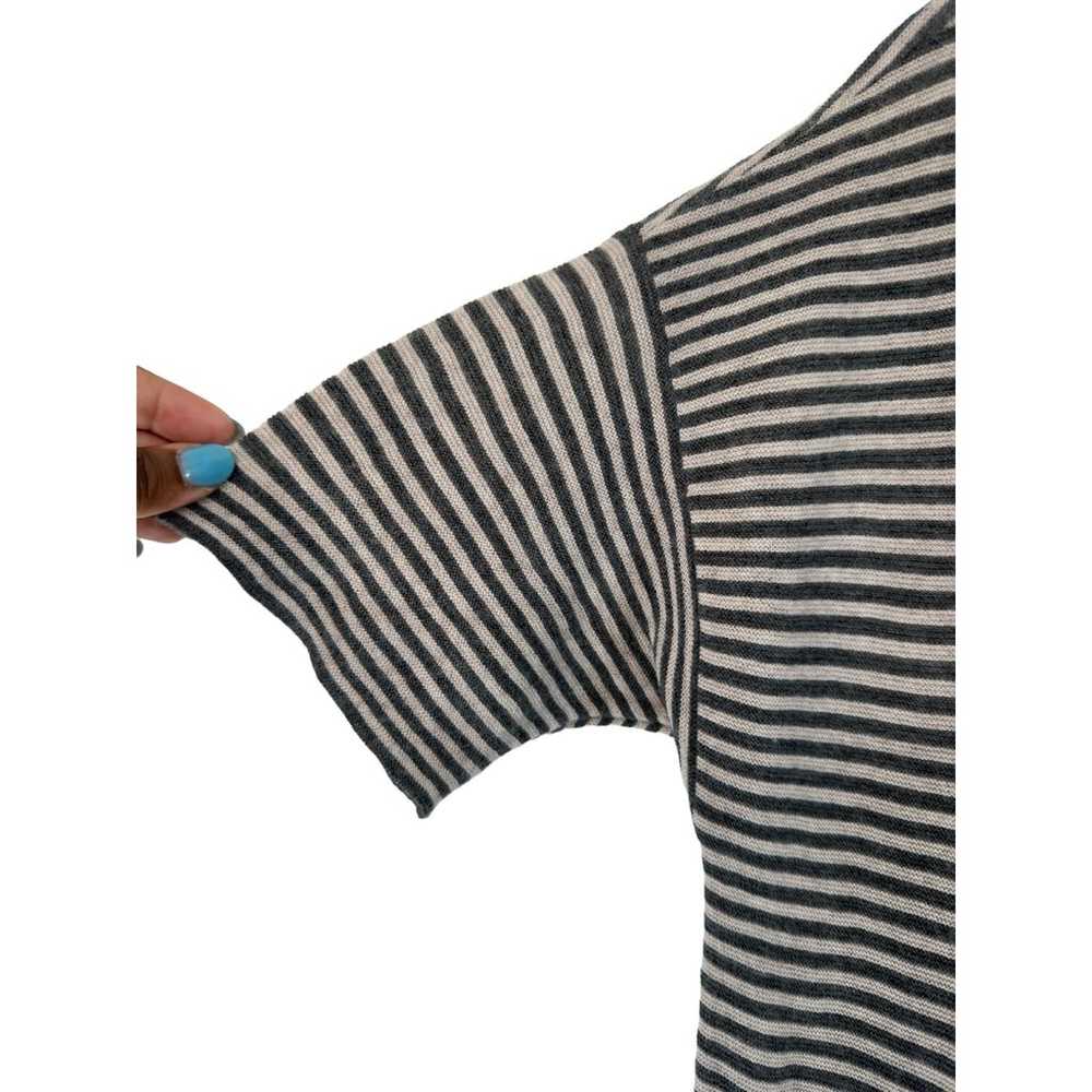 Eileen Fisher Gray Turtle Neck Soft Merino Wool S… - image 6
