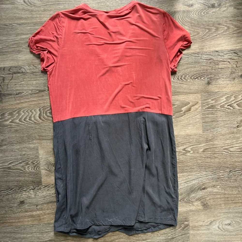 Dolan Anthropologie Color Block Short Sleeve Knee… - image 4