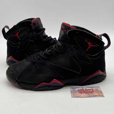 【NIKE】 AIR JORDAN 7 RETRO RAPTORS 28cm 1992 OG NIKE AIR JORDAN VII 7 TORONTO RAPTORS BLACK TRUE RED