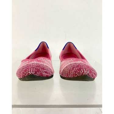 Vintage Rothy's Pink Multi Knit Fabric Slip-On Fl… - image 1