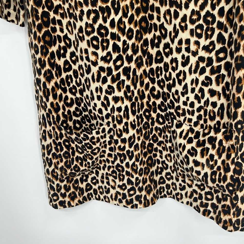Equipment Leopard Print Aubrey Dress Front Pocket… - image 4