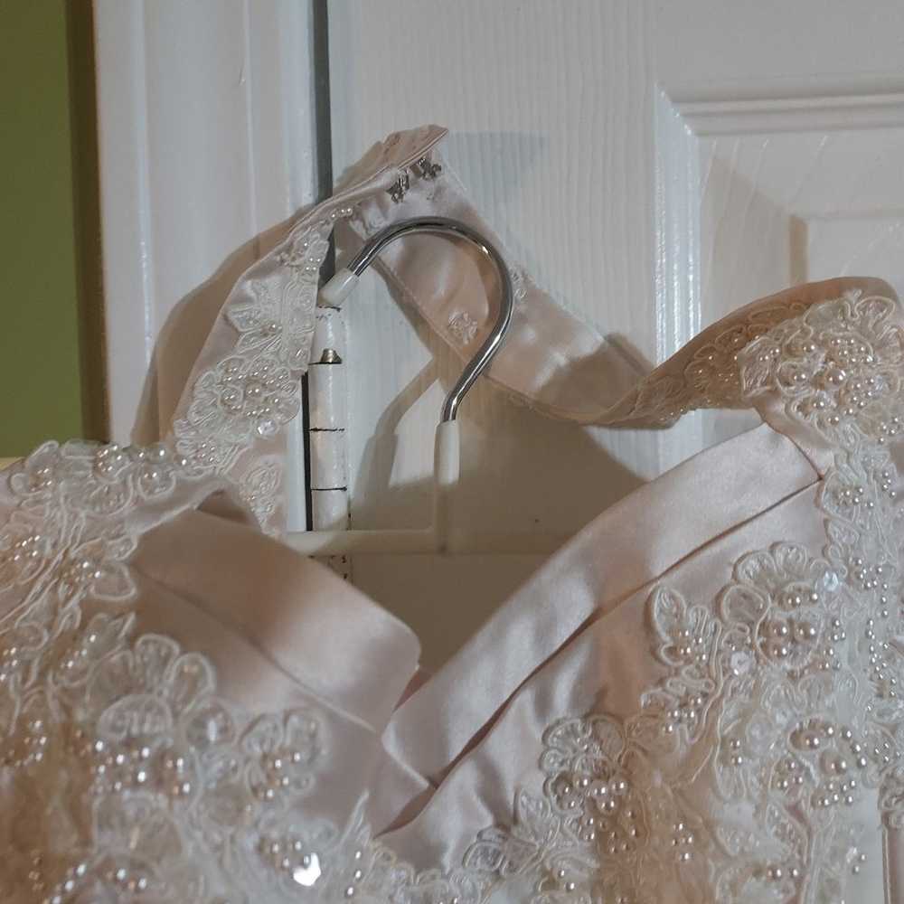 Elegant Wedding Dress size 4 - image 3