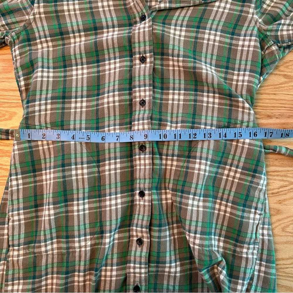 Pact Fireside Plaid Flannel Organic Cotton Green … - image 11