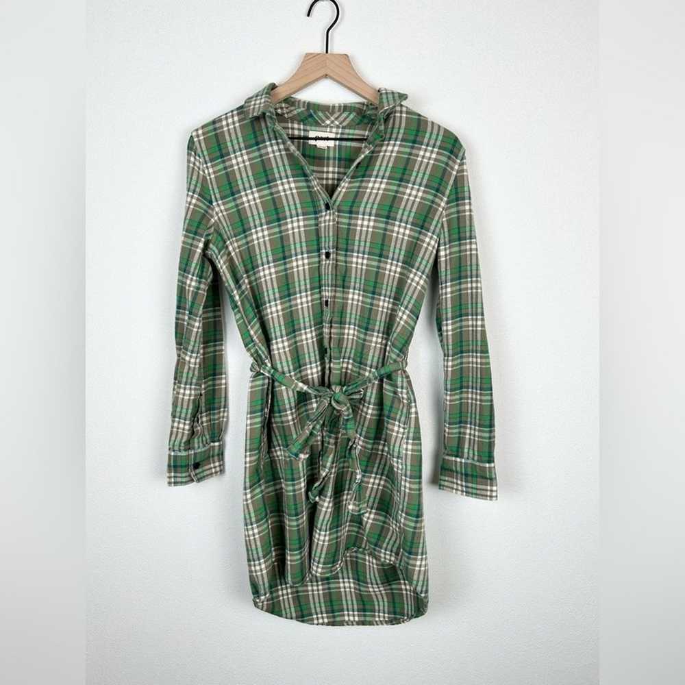 Pact Fireside Plaid Flannel Organic Cotton Green … - image 4