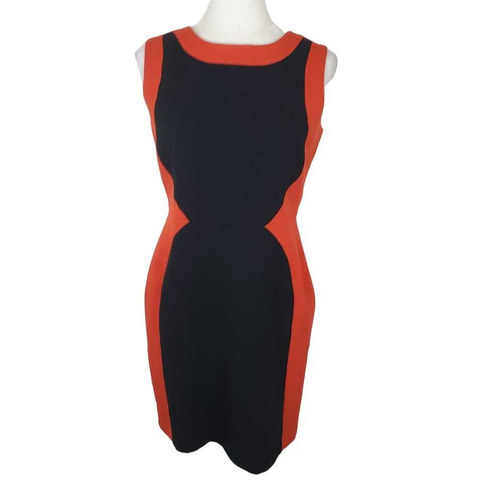 The Limited Red Black Scoop Neck Sleeveless A Lin… - image 1