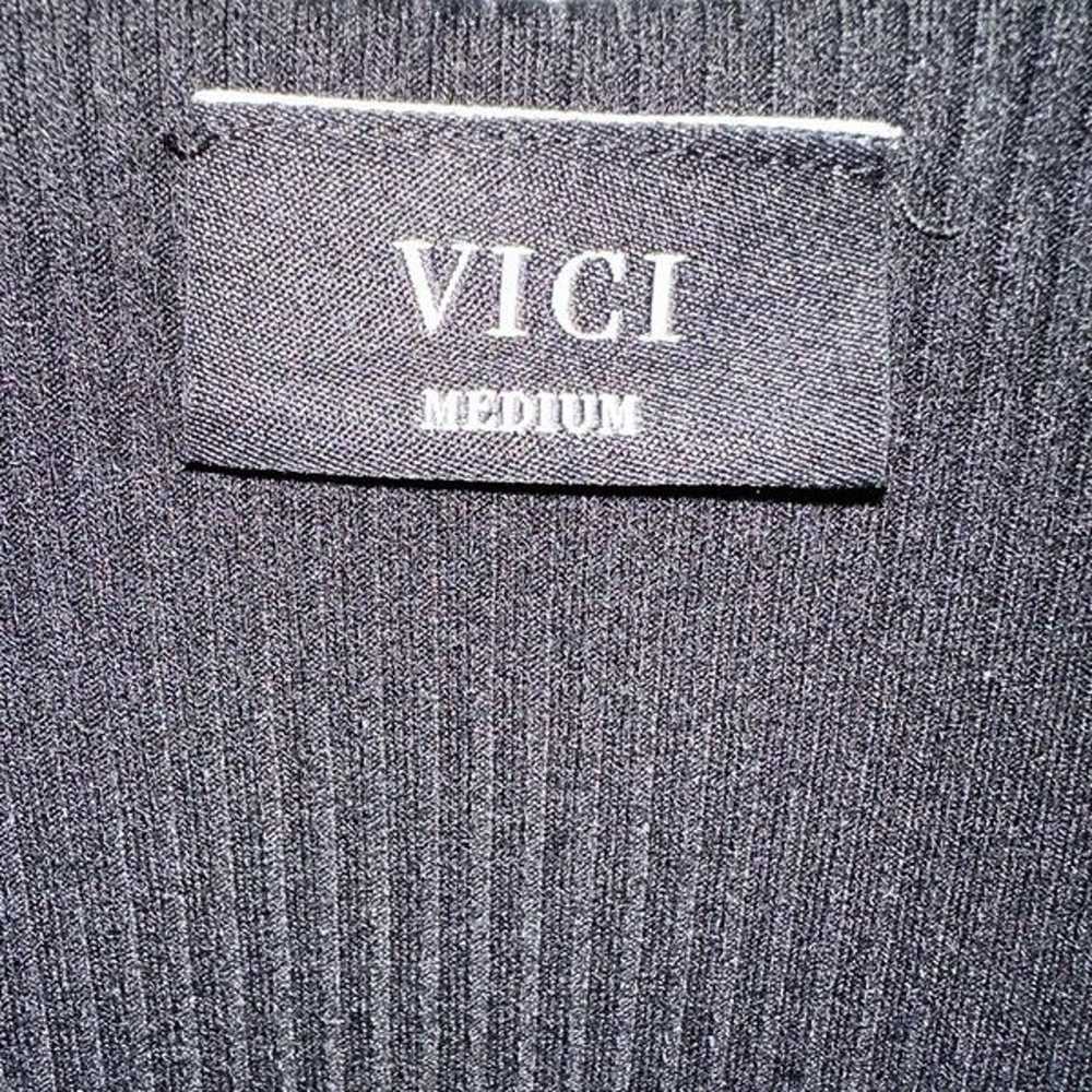 Vici Luna ribbed knit maxi dress black - image 6