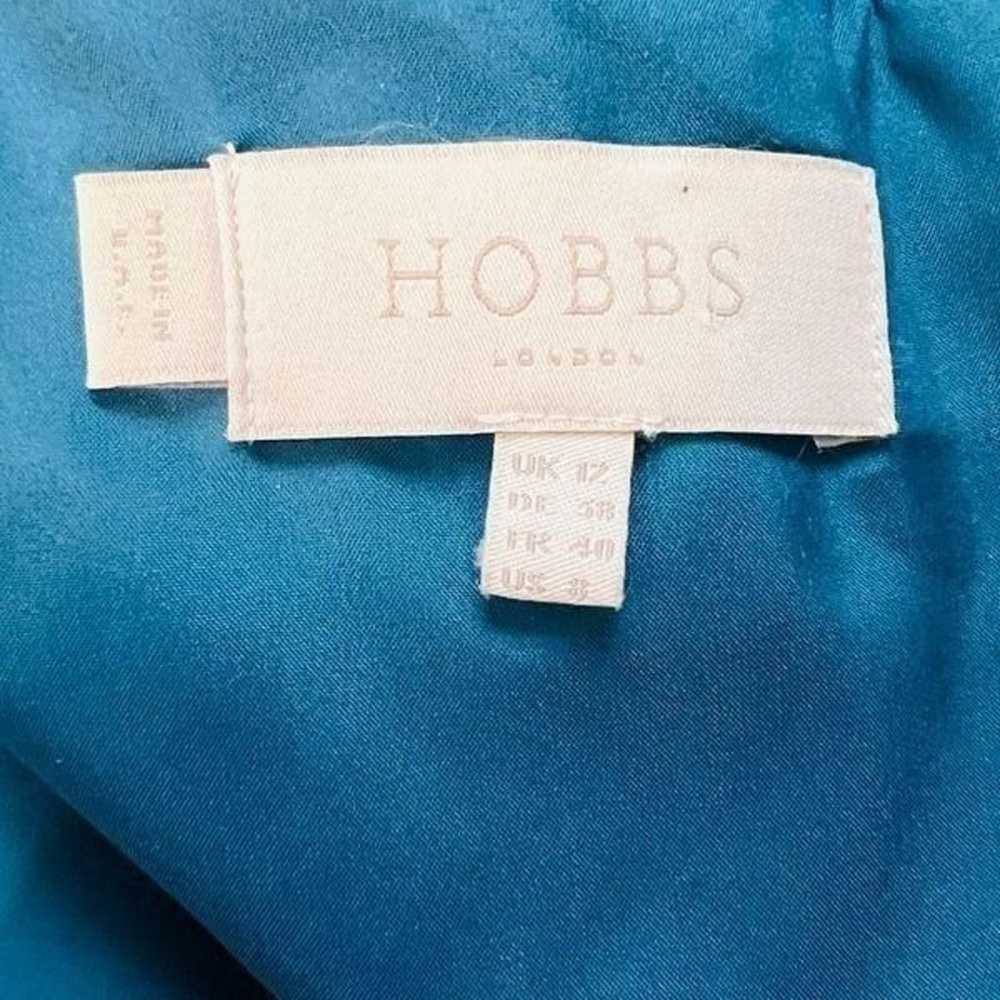 Hobbs Womens Blue Short-Sleeve Square Neck Bodyco… - image 1
