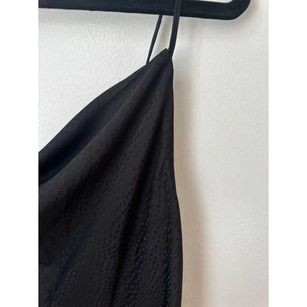 Urban Outfitters Black Cowl Neck Midi Slip Dress - image 3