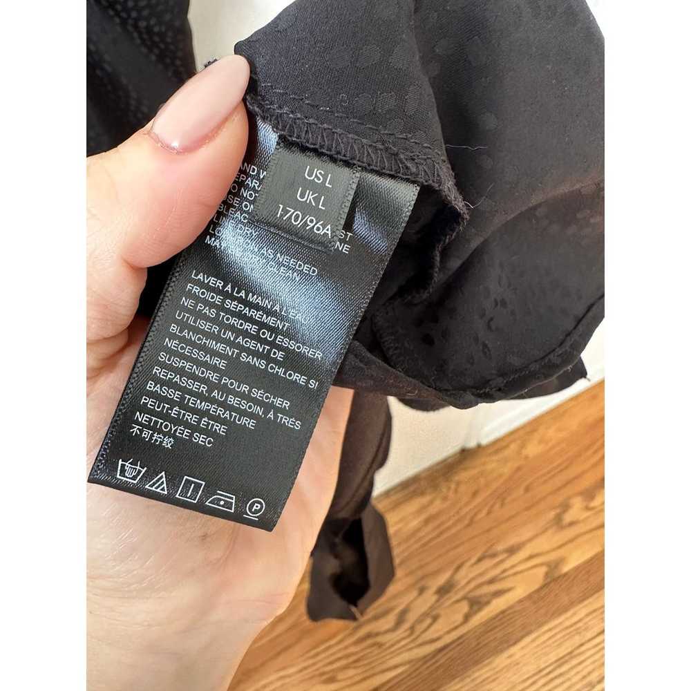 Urban Outfitters Black Cowl Neck Midi Slip Dress - image 8