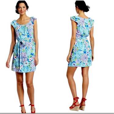 Lilly Pulitzer Blue Floral Dress