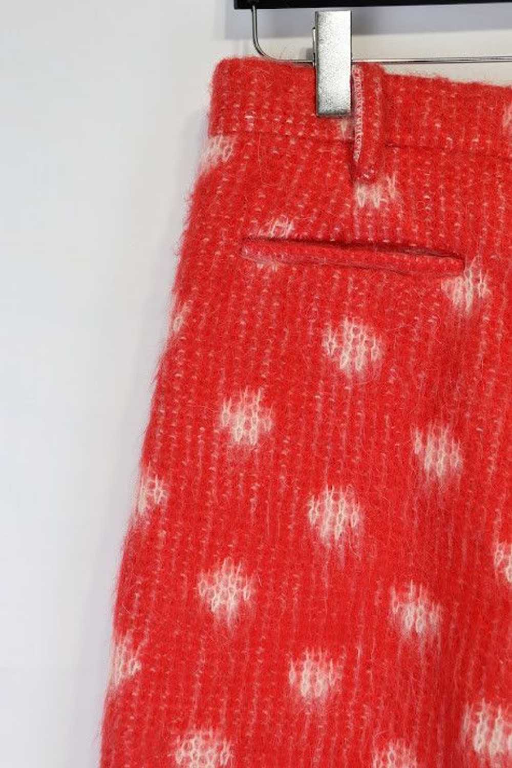 Marni o1rshd1 Tulip Wool Trouser with Brushed Dot… - image 11