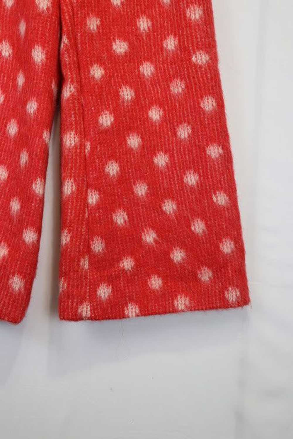 Marni o1rshd1 Tulip Wool Trouser with Brushed Dot… - image 3