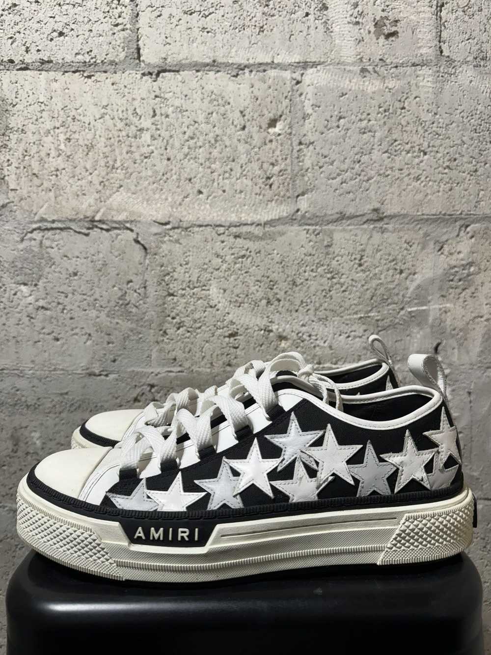 Amiri AMIRI Court Low Sneaker Black White - image 2