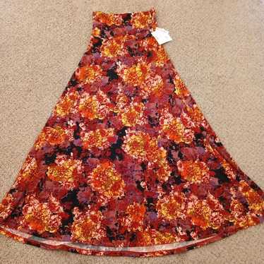 Vintage LuLaRoe Maxi Skirt XXS Multicolor Floral P