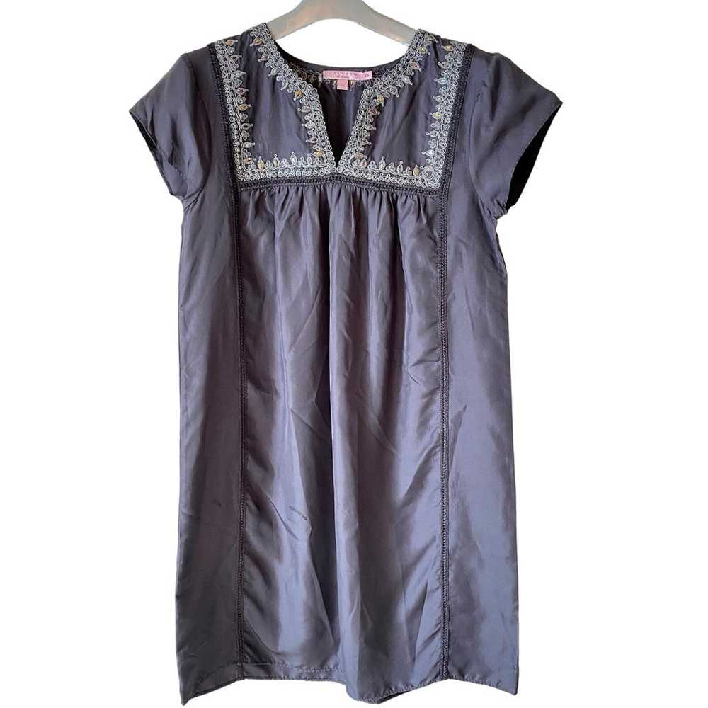 CALYPSO ST. BARTH Silk Dress Tunic Embellished Em… - image 3