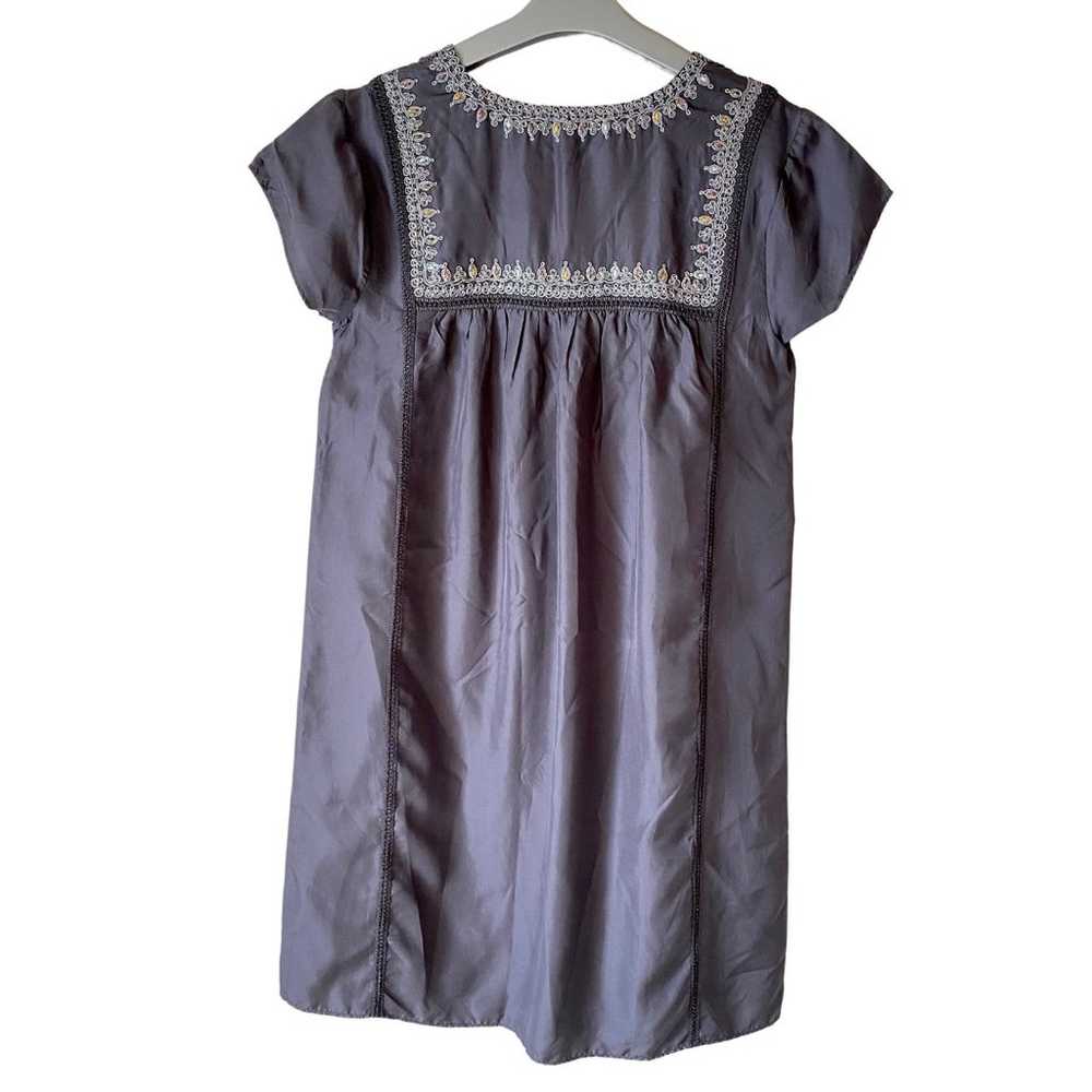 CALYPSO ST. BARTH Silk Dress Tunic Embellished Em… - image 4