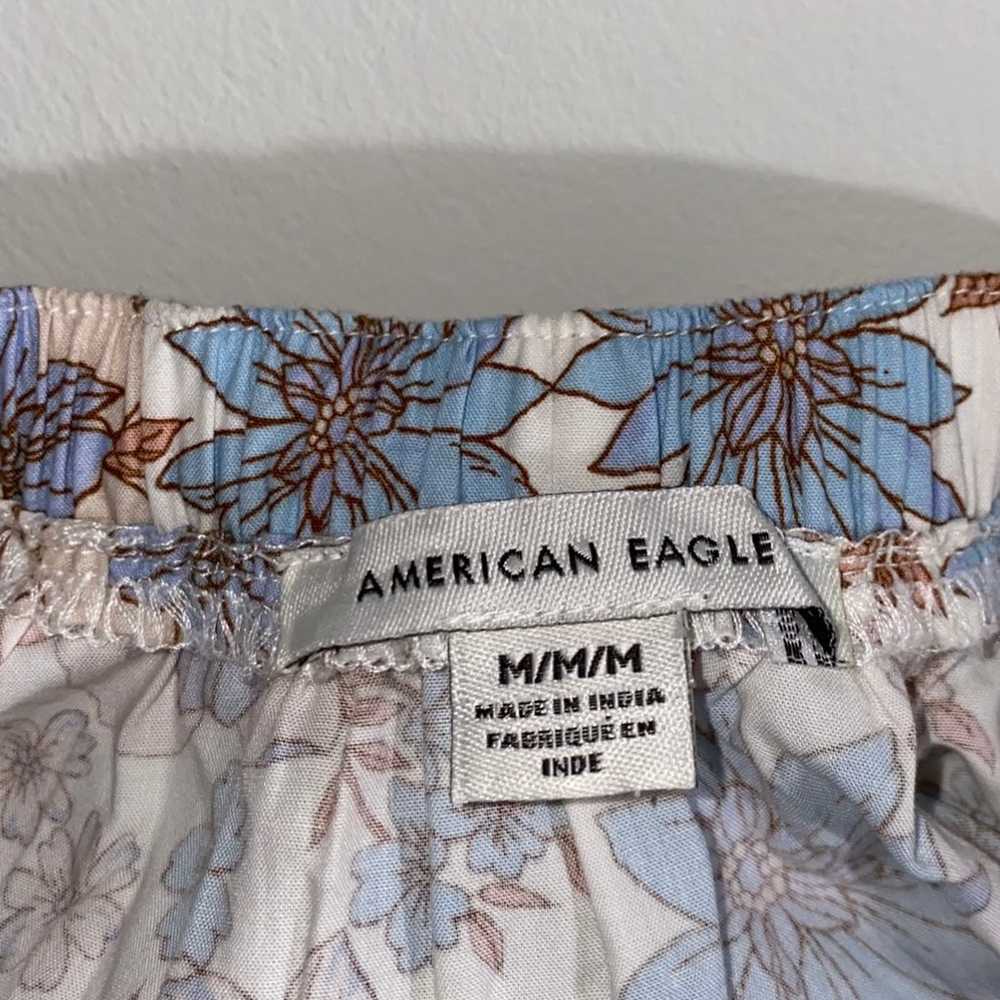 American Eagle Floral A Line Low Back Maxi Dress … - image 5