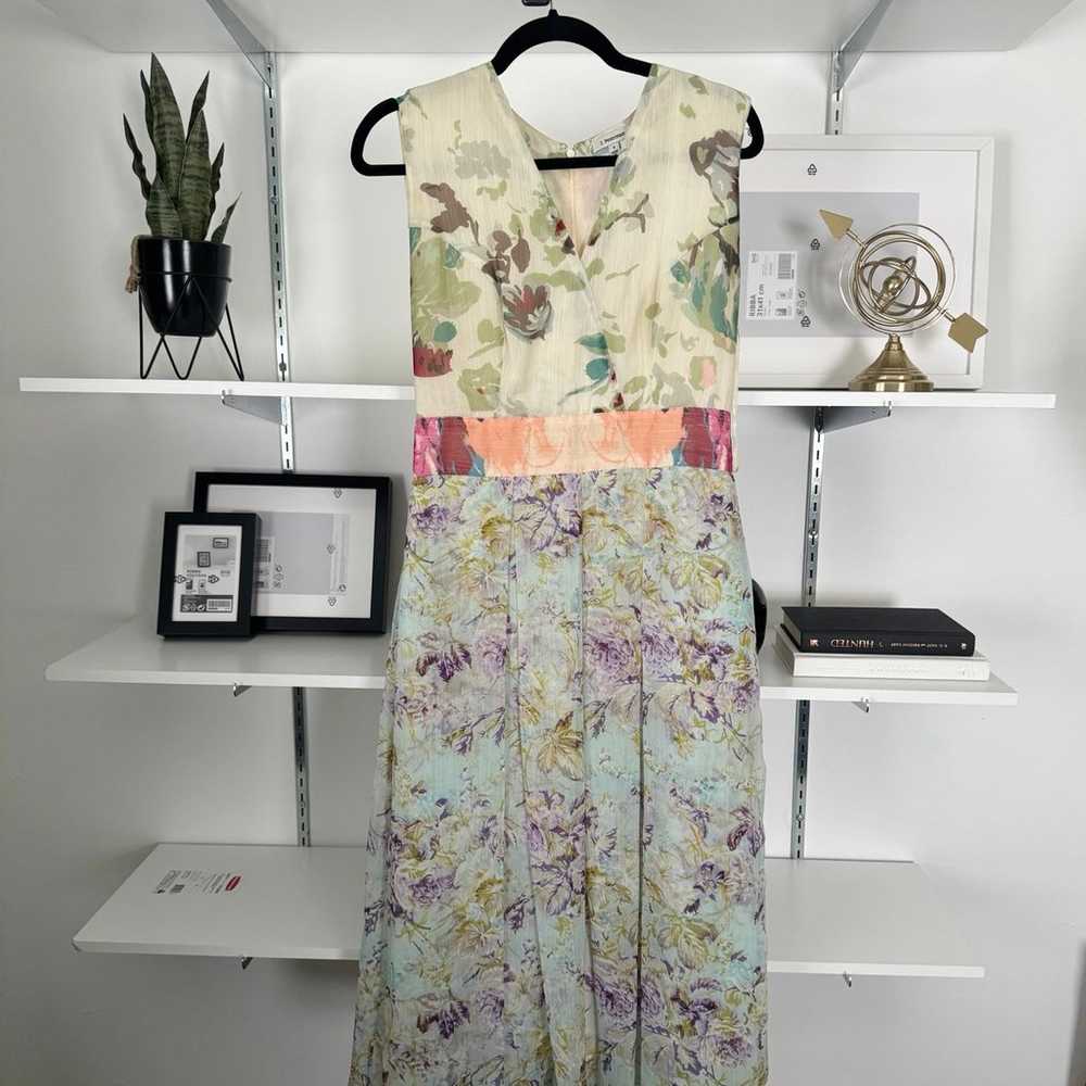 J Peterman floral printed dress. Size 8. Excellen… - image 2