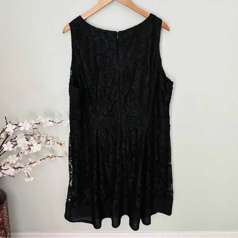 Lane Bryant Black Lace Dress Size 26 - image 2