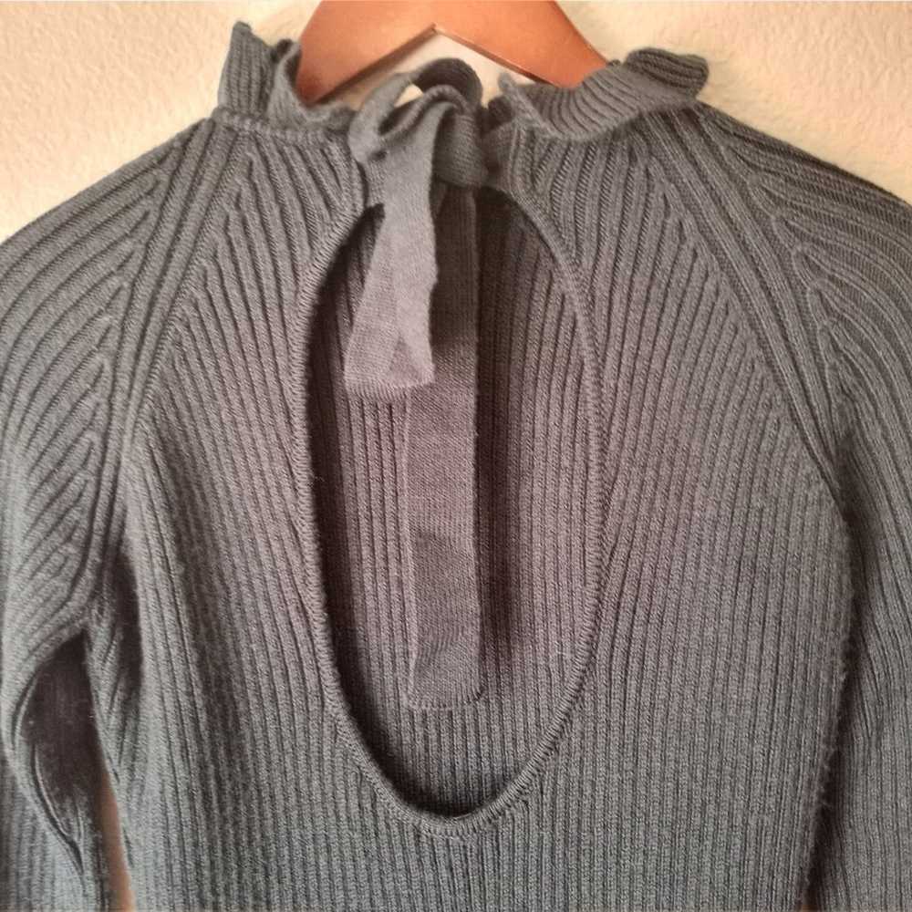 Tularosa May Mock Neck Open Back Knit Sweater Dre… - image 4