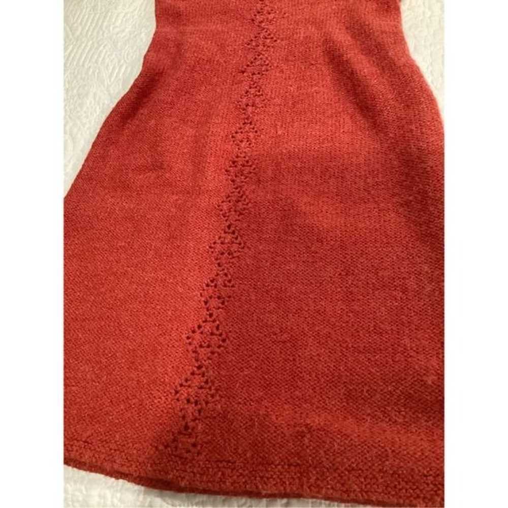 Vintage Hand Knit Sweater Dress S - image 5