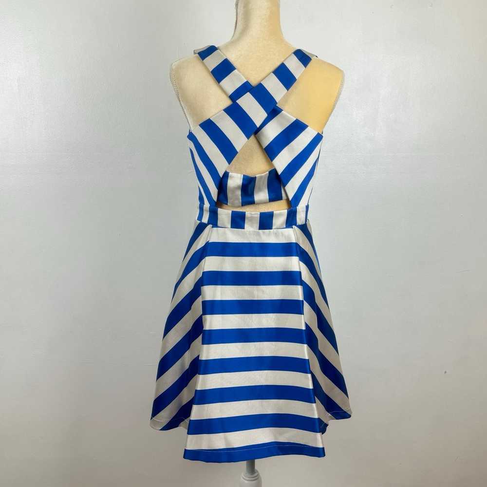 NWOT Adelyn Rae | Stripe Fit & Flare Dress - image 1