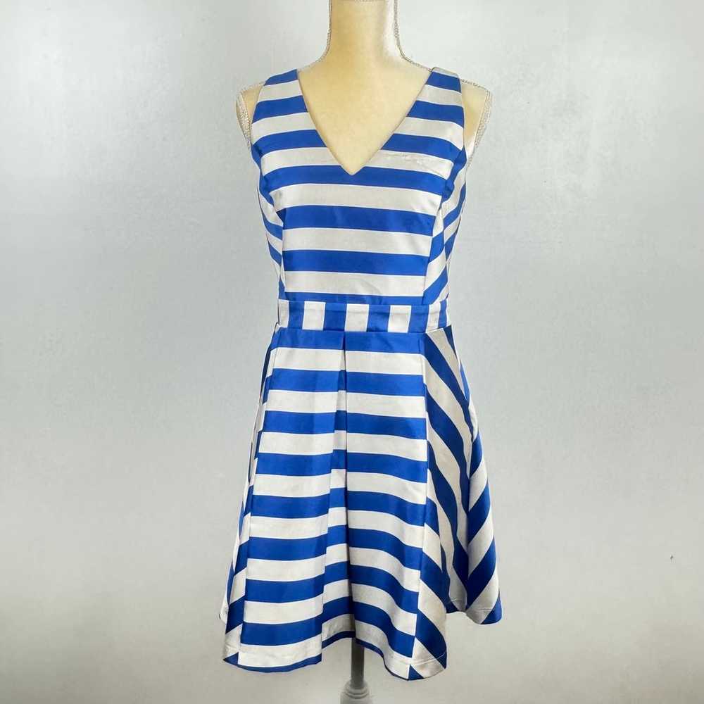 NWOT Adelyn Rae | Stripe Fit & Flare Dress - image 2
